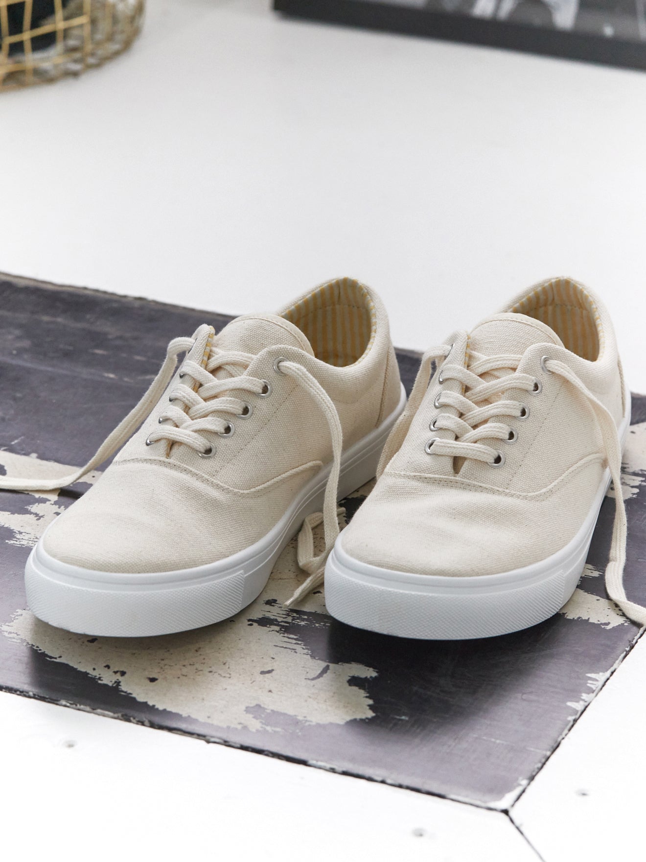 Baskets toile homme coton recyclé