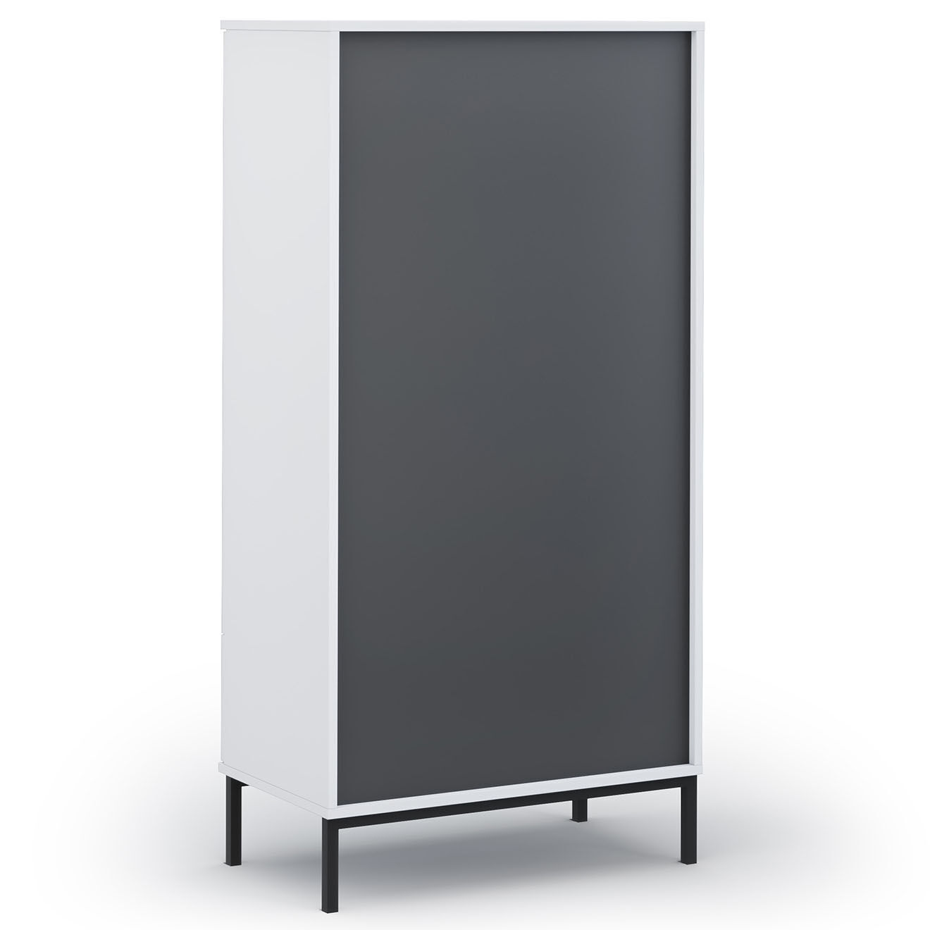 Cosmopolitan Design Bibliothèque Query blanche - 70x41x140 cm