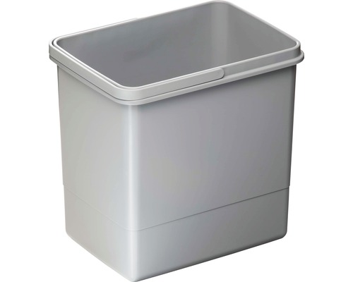CENTA Cursa plastic afvalbak, 15 liter, grijs