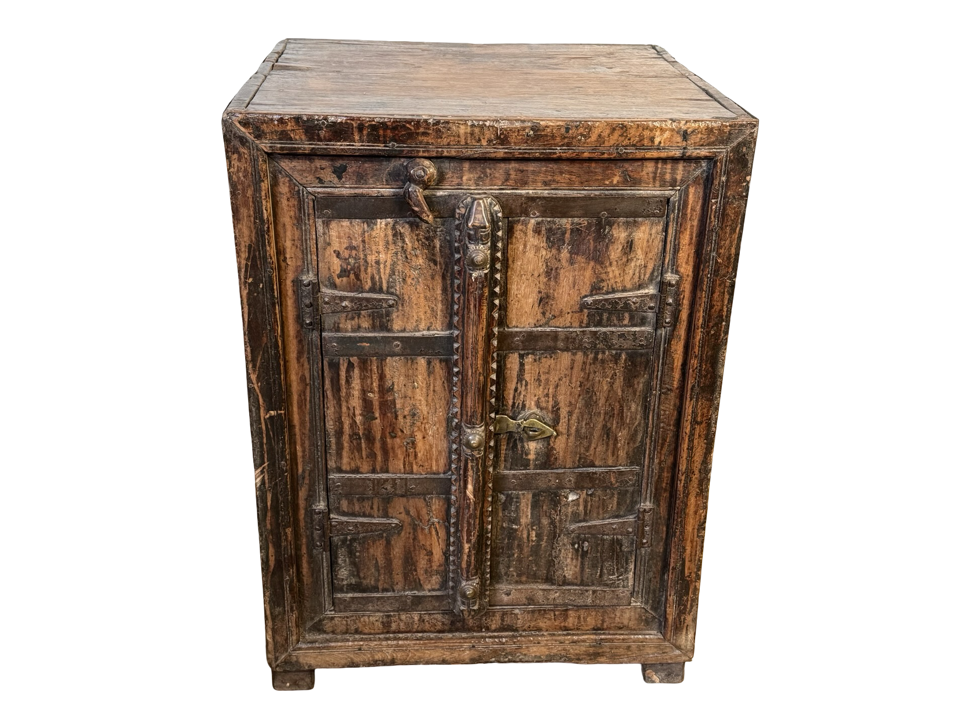 Wandkast vierkant antiek finish