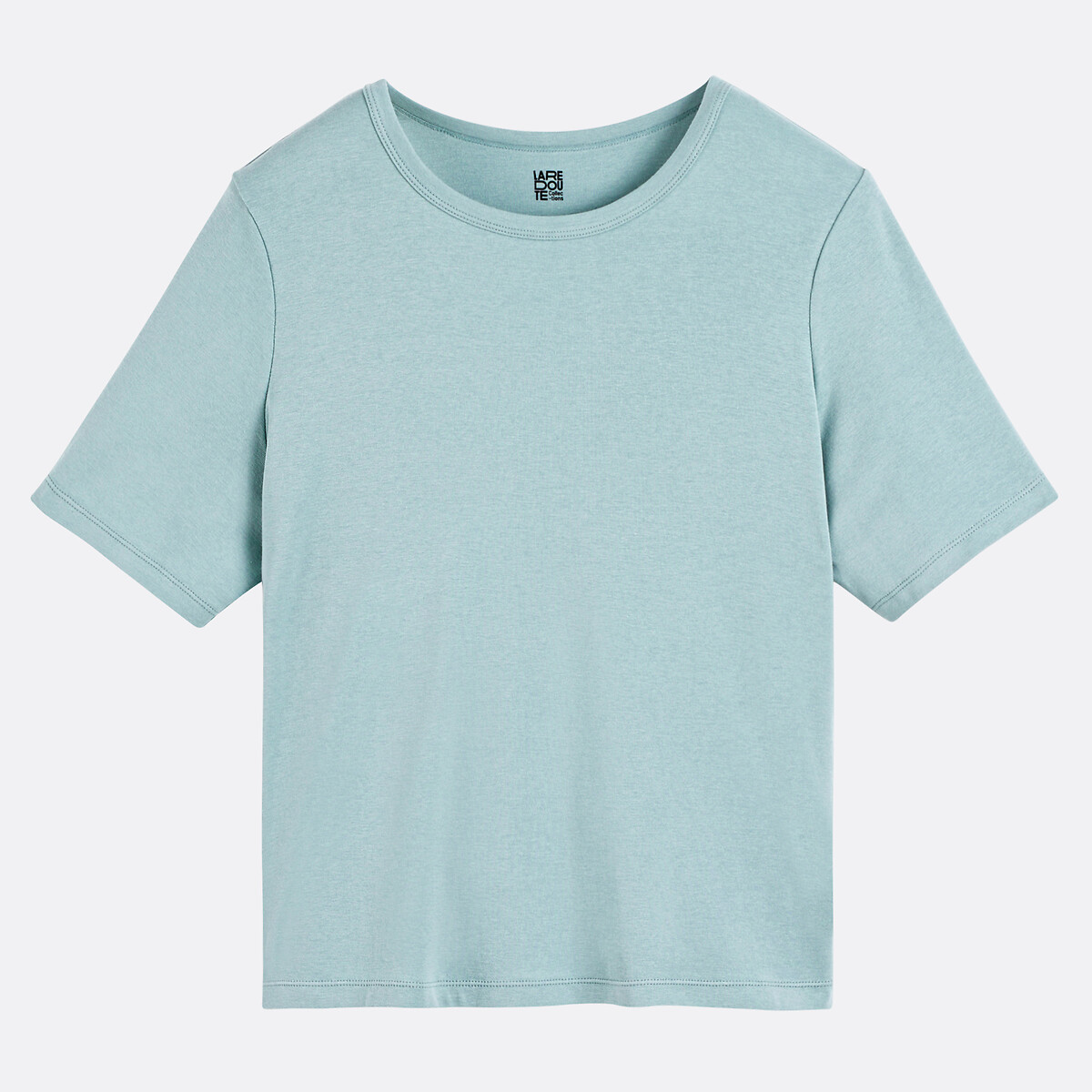COLEÇÃO LA REDOUTE<br>Camiseta com gola redonda e mangas curtas