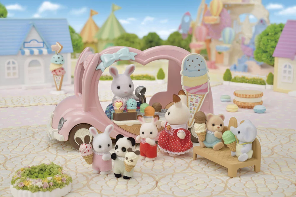 LE MARCHAND DE GLACE AMBULANT - SYLVANIAN COMMERCES