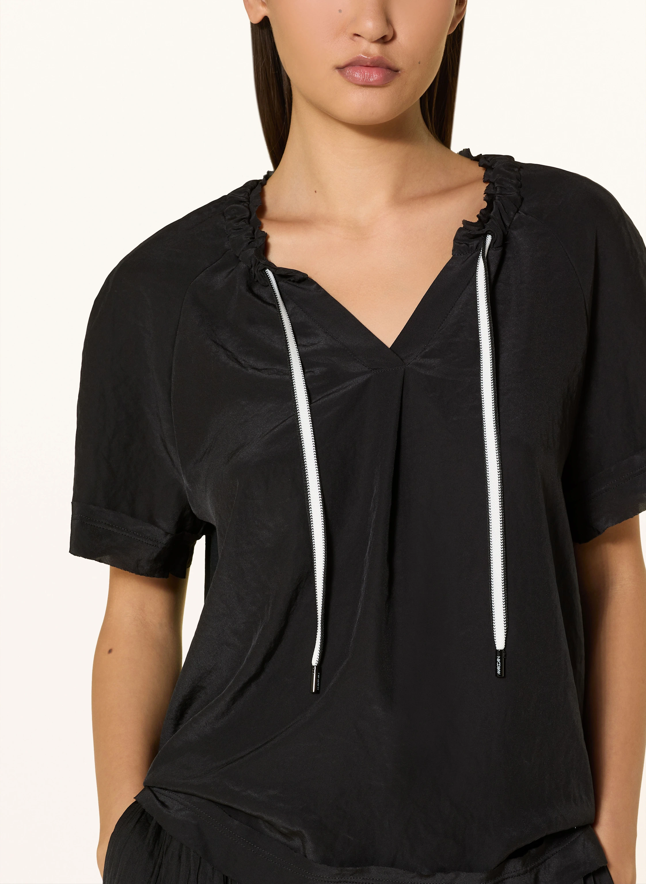 MARC CAIN Blusenshirt im Materialmix