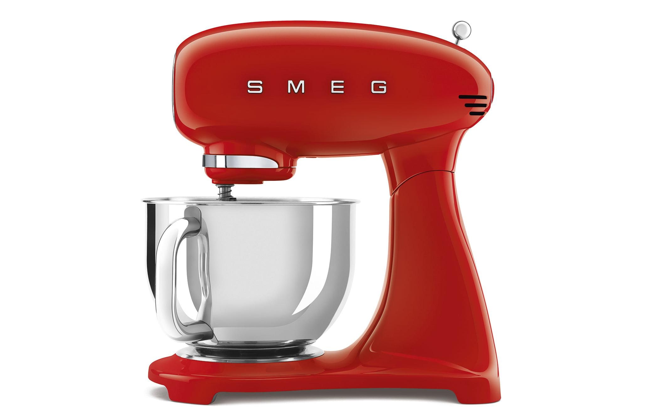 Küchenmaschine 50's Style SMF03RDEU Rot<br>Vielseitiges Küchengerät mit 10 Geschwindigkeitsstufen