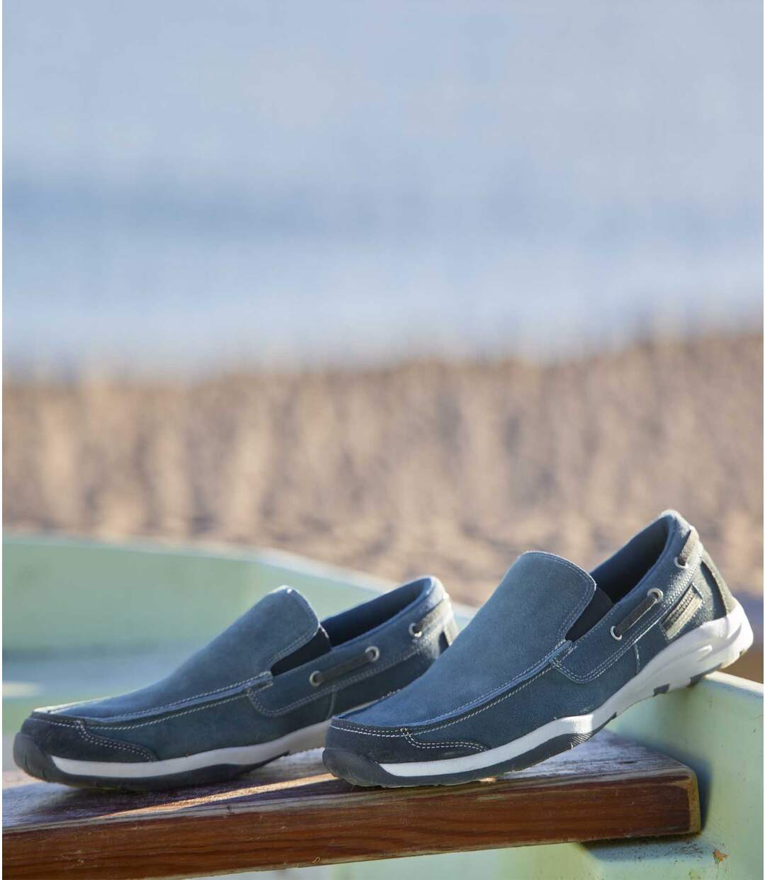 Mocassins Elastiqués Style Bateau