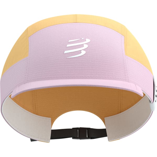 Casquette trail COMPRESSPORT 5 PANEL LIGHT CAP BUFF ORANGE/ROSEATE