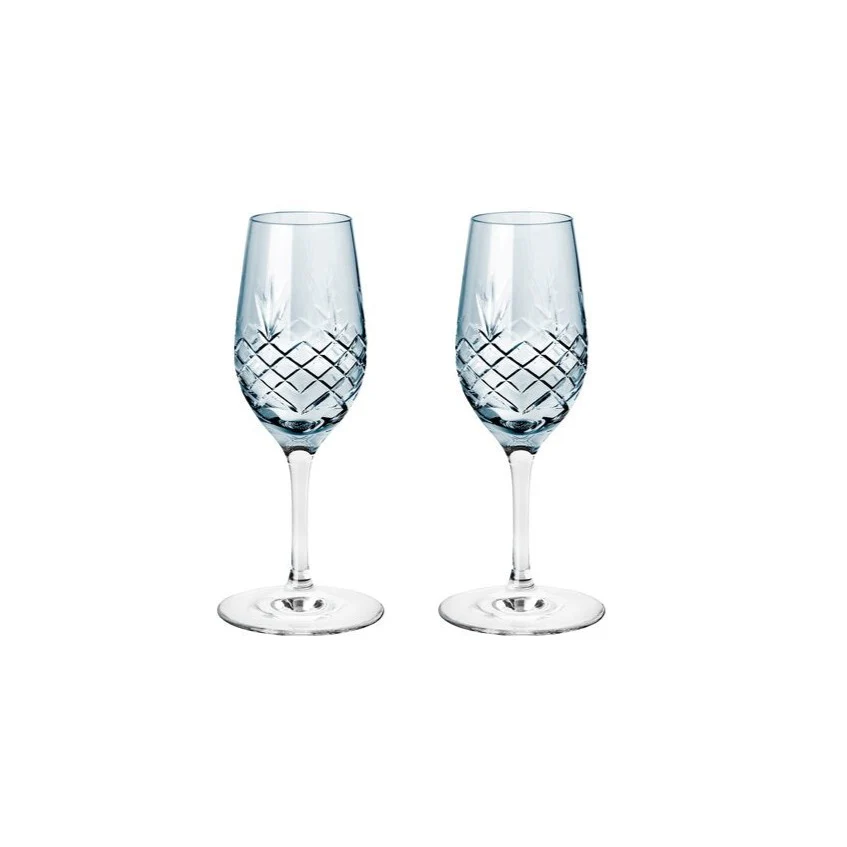 Frederik Bagger  Crispy Sapphire portvinsglas, blå - 2 stk.