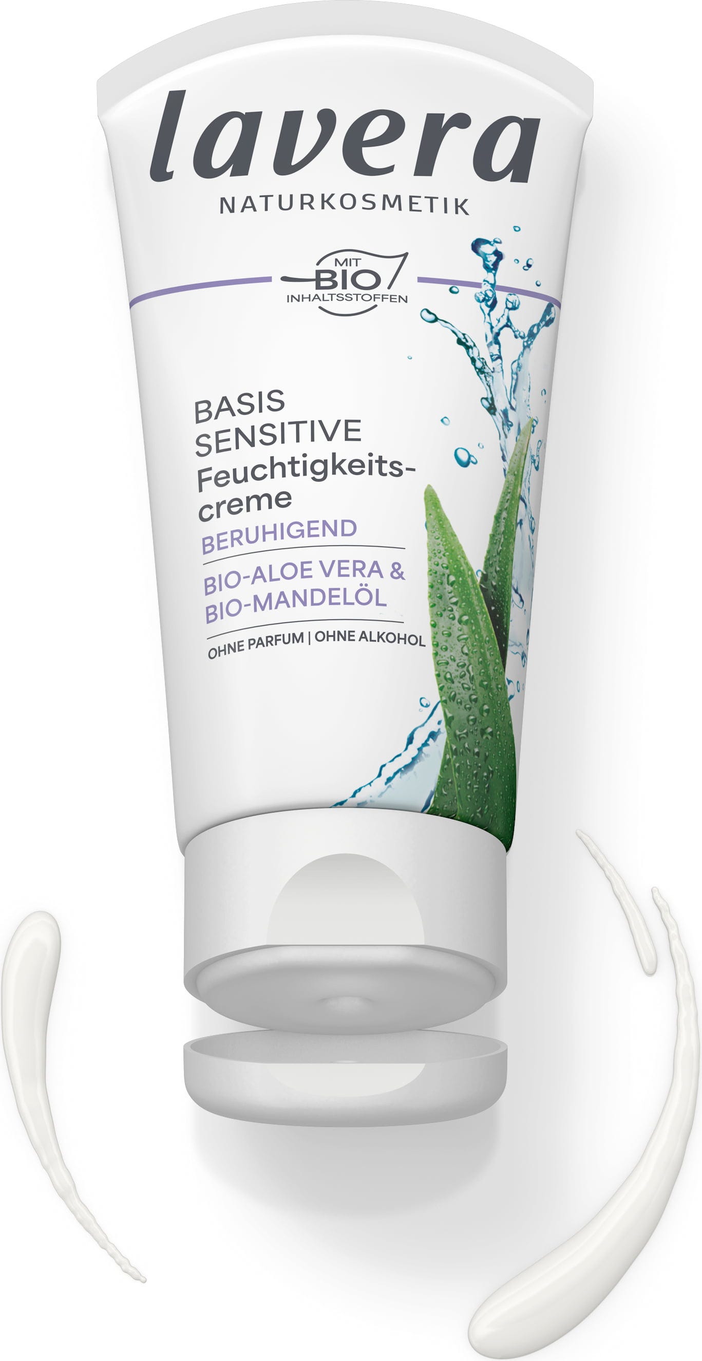lavera  Basis Sensitiv Beruhigende Feuchtigkeitscreme, 50 ml