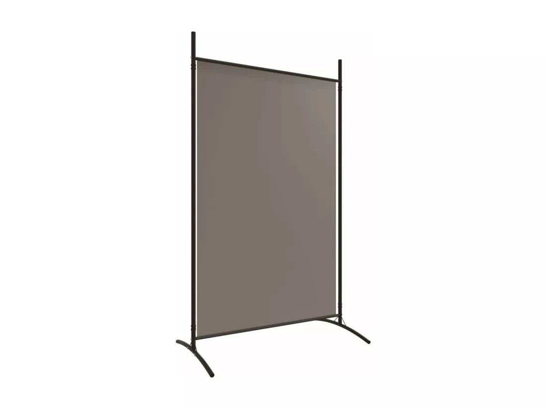Cloison de séparation 3 panneaux Anthracite 525x180 cm Tissu