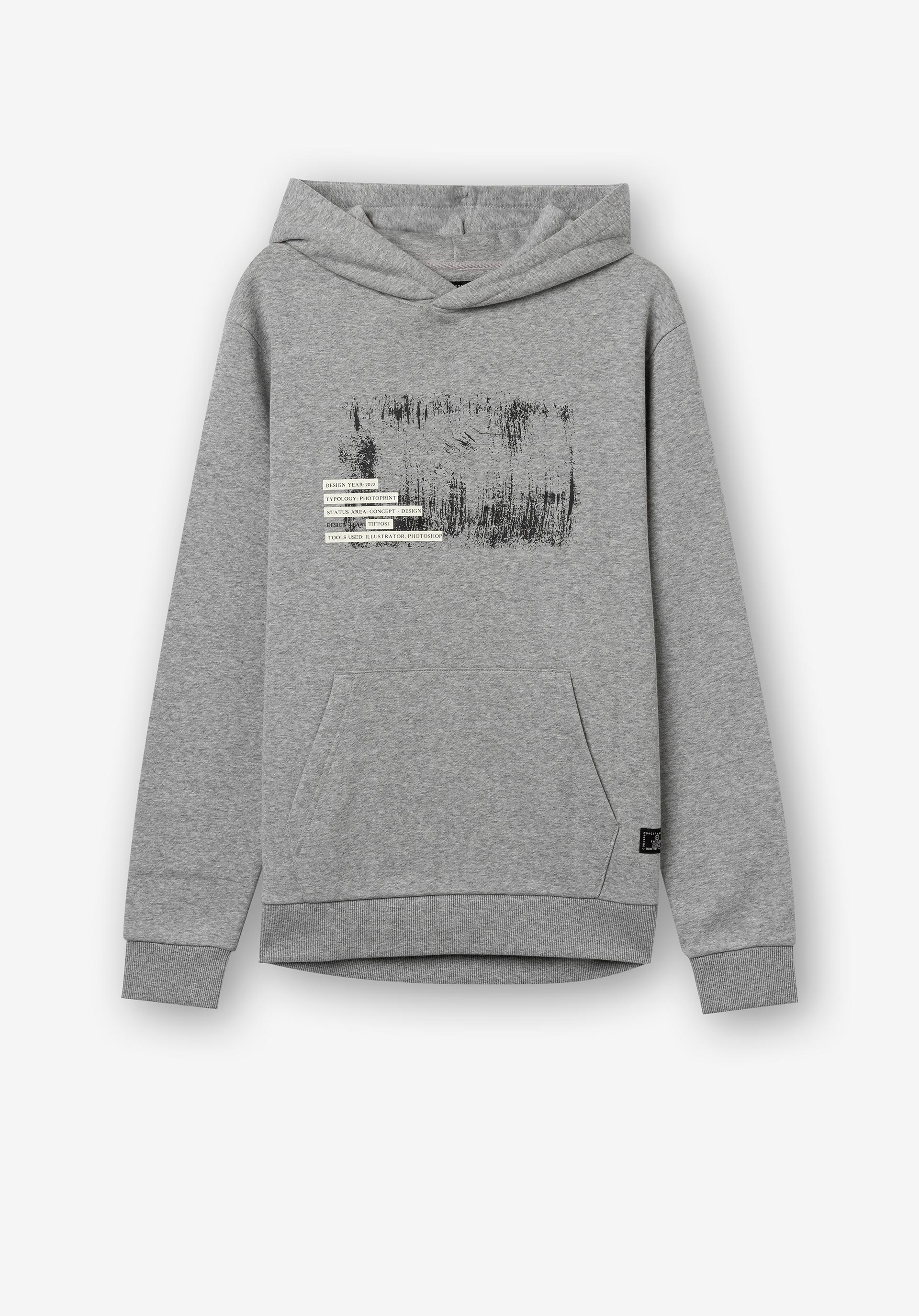 Hoodie com Estampado Frontal