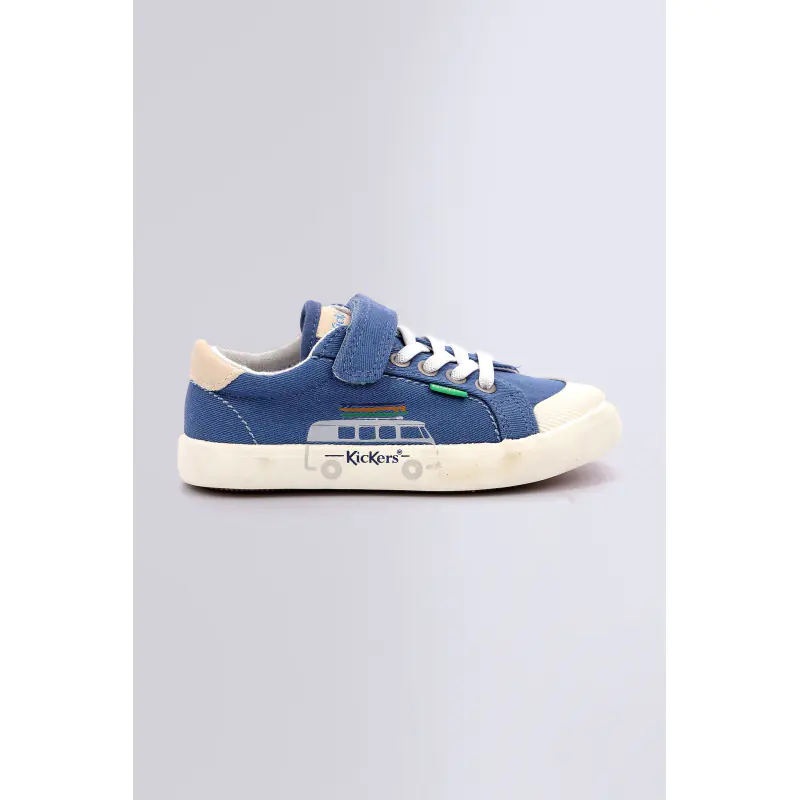Kickgoldi Bleu van BASKETS BASSES Textile Garçon