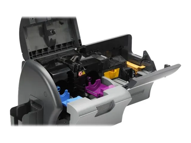 Zebra ZXP Series 7 - Plastikkortprinter - farve - blæksubliminering/termisk transfer - CR-80 Card (85.6 x 54 mm) - 300 dpi - op til 1375 kort/time (mono) / op til 300 kort/time (farve) - kapacitet: 200 kort - USB 2.0, LAN, Wi-Fi