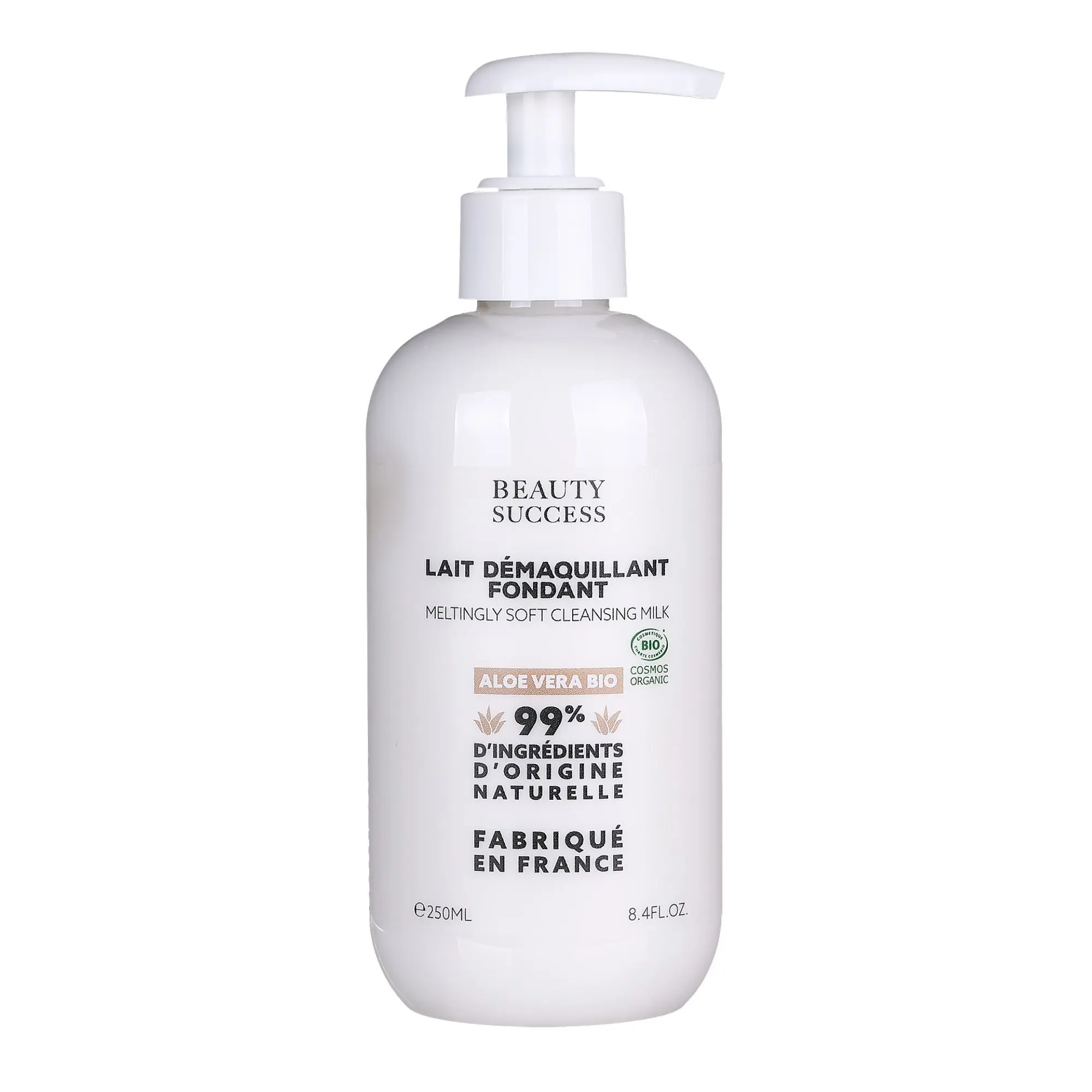 Beauty Success - Lait Démaquillant Fondant Certifié BIO- slider-visage01