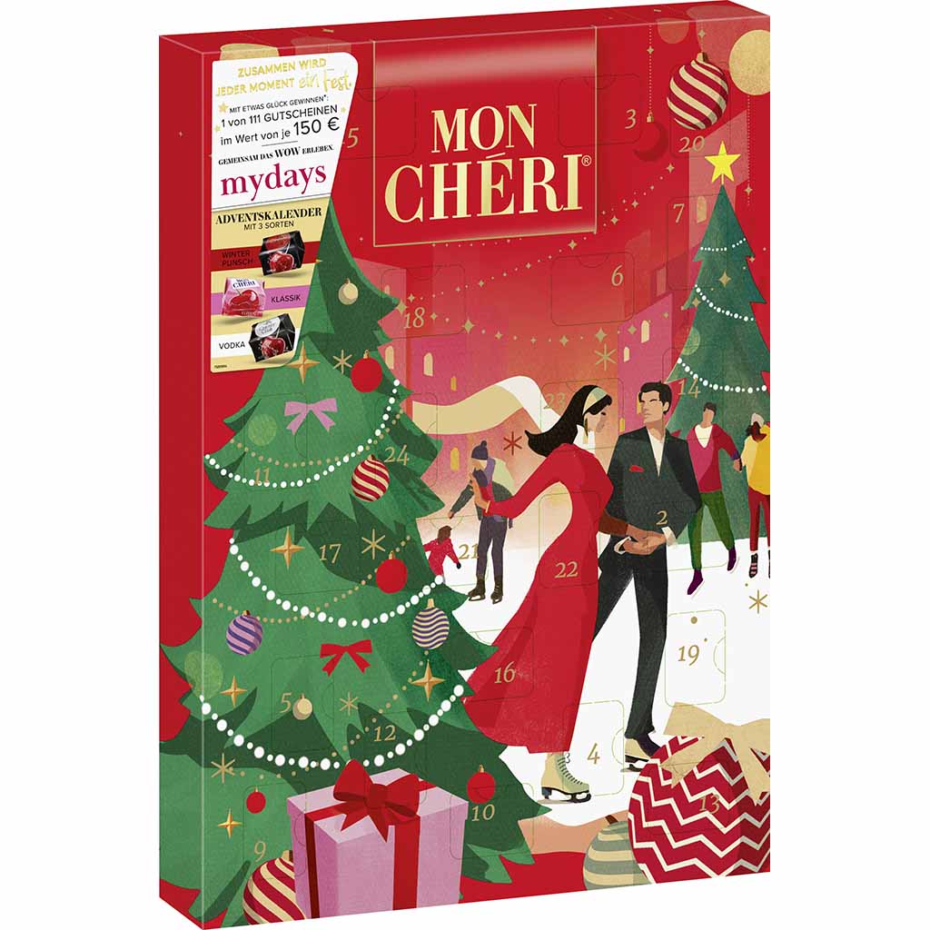 Ferrero Mon Chéri Adventskalender 252g MHD:20.4.25