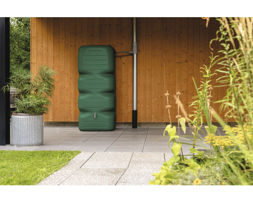 GARANTIA Cubus 1000 l donkergroene tuintank