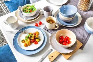 Ritzenhoff & Breker Dessertteller LEVI 6er Set 21 cm blau