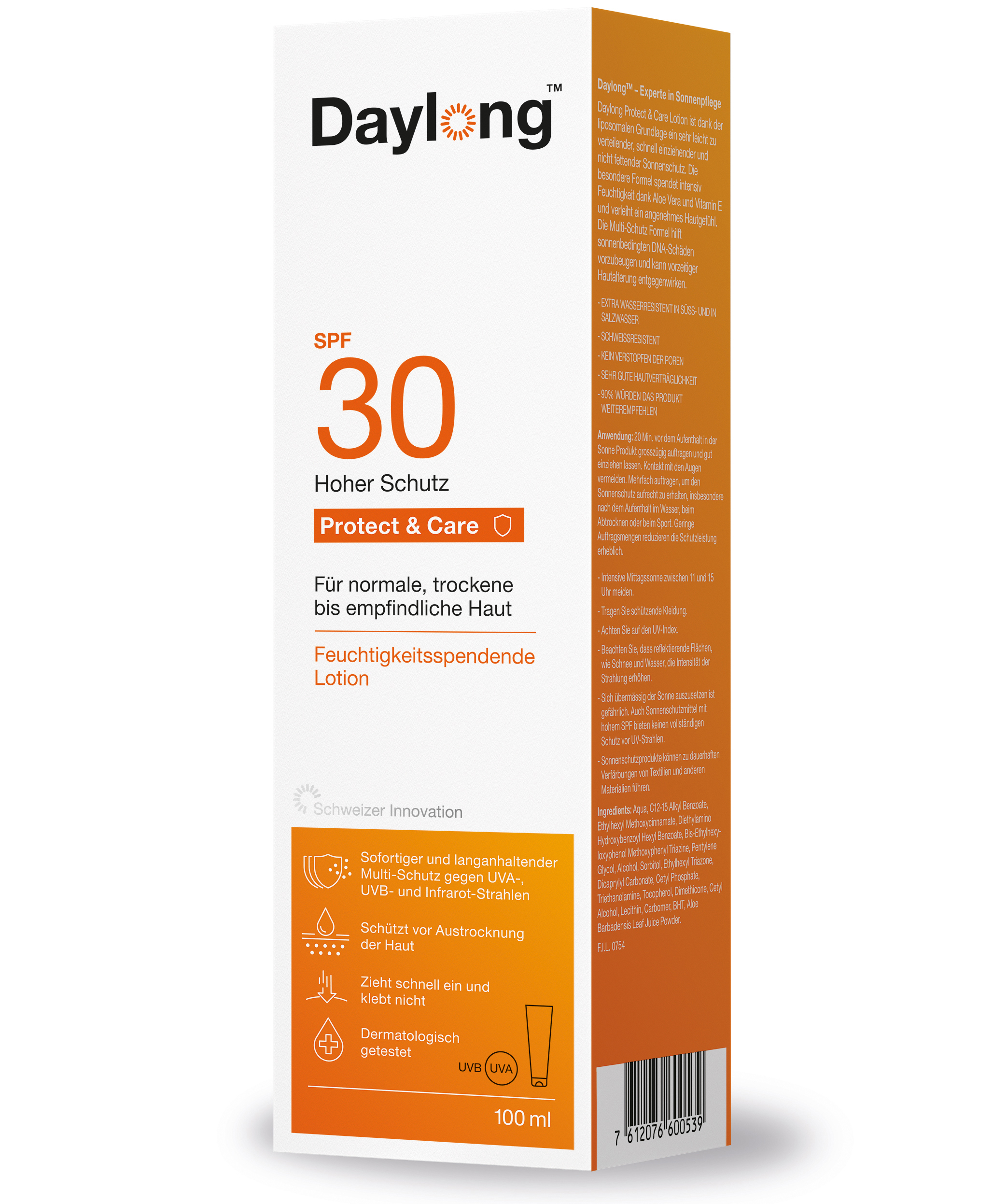 DAYLONG Protect & Care Lotion Lot SPF30 Tb 100 ml