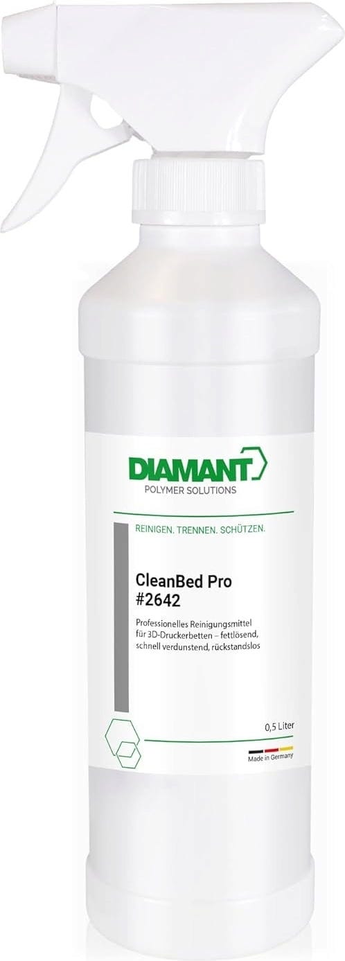 DIAMANT Polymer  CleanBed Pro, 500 ml    Reinigung für perfekte Druckbetthaftung