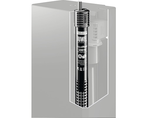 JUWEL Vision 180 aquarium met LED-verlichting, verwarming, filter, zonder kast, wit