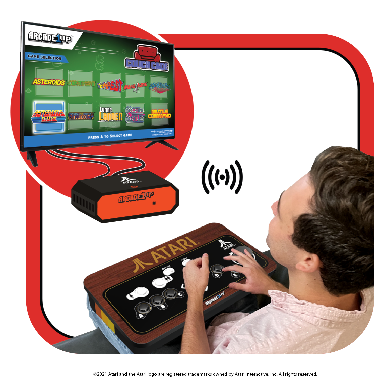 ARCADE 1 Up - Atari Couchcade - Cast Arcade Games to your TV!