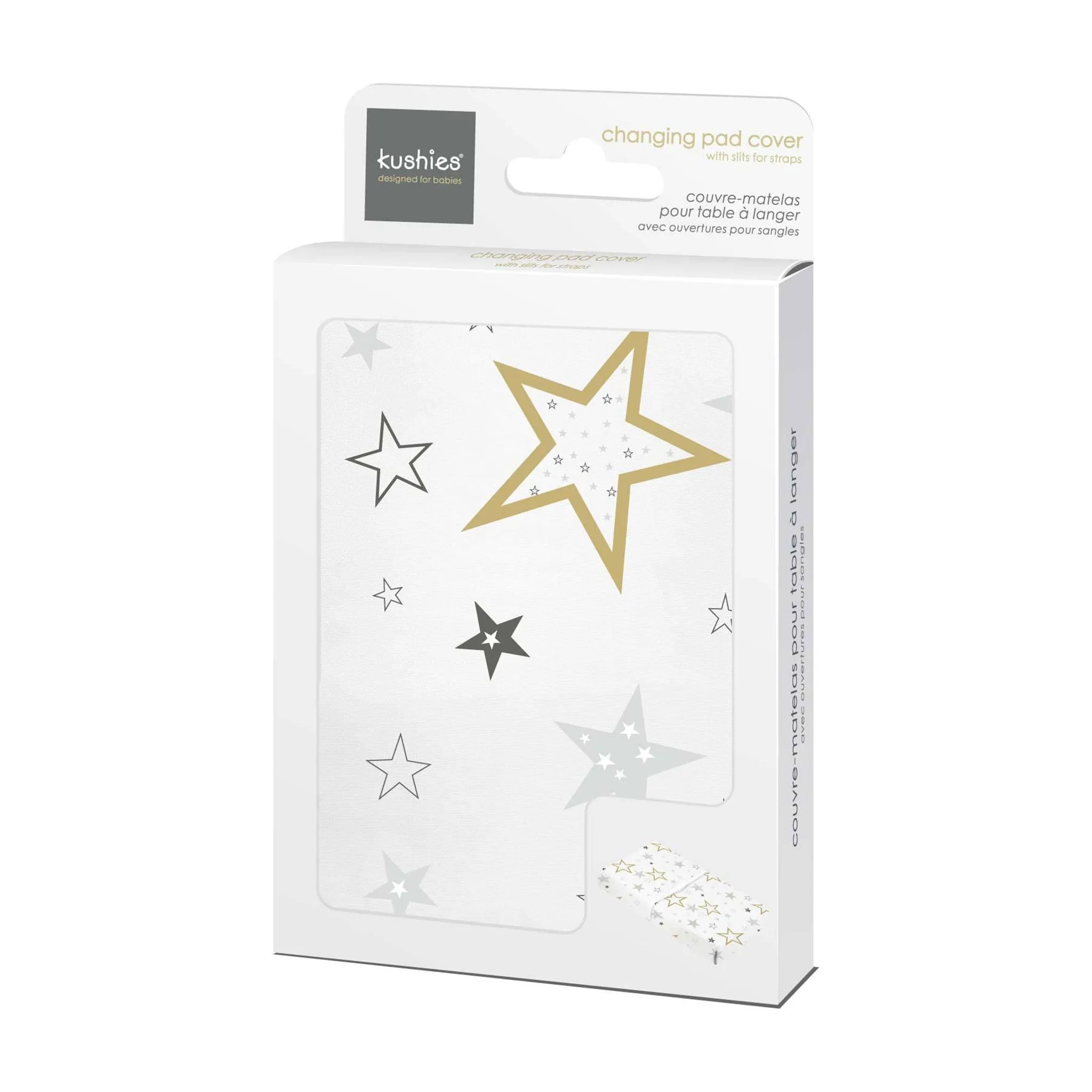 Kushies Contour à Langer Percale - Étoiles