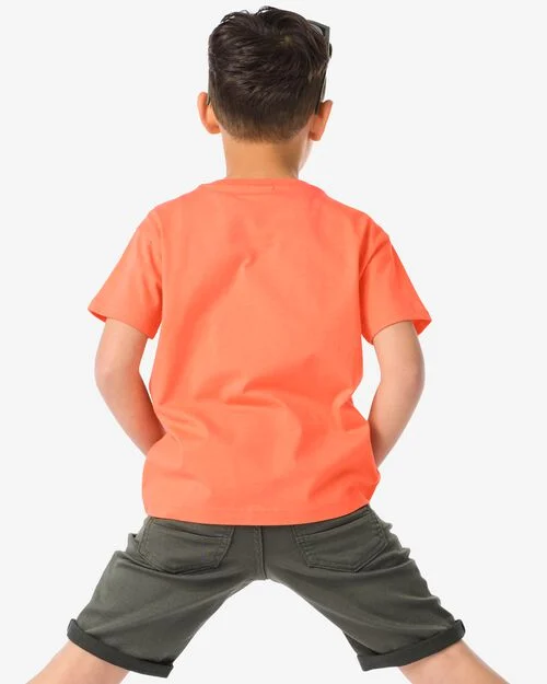 t-shirt enfant orange