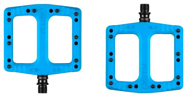 Paire de Pédales Plates Deity Deftrap Bleu