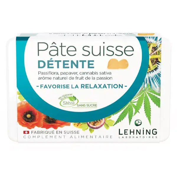 Pasta Relaxante Suíça Lehning Vitality, 40 gomas