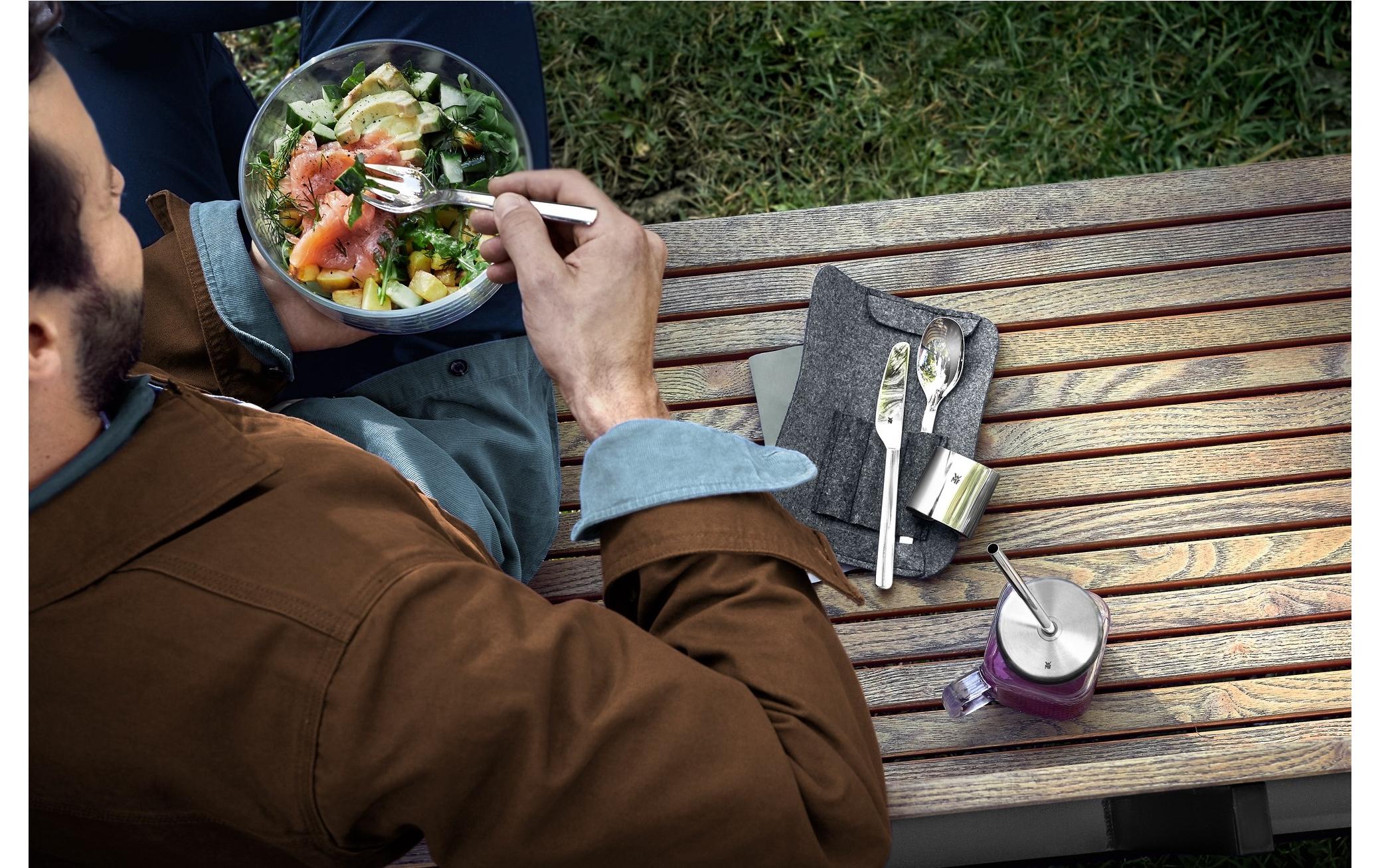 Besteck-Set My2Go 8-teilig, SilberBesteckset aus Cromargan