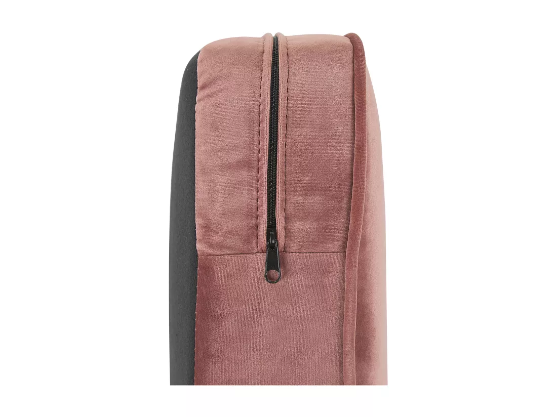 Canapé 3 places en velours rose CHESTERFIELD