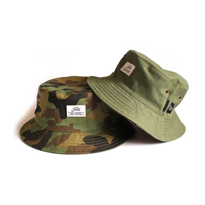 Bob Homme Fortis Bucket Hat Reversible - Olive/Camo
