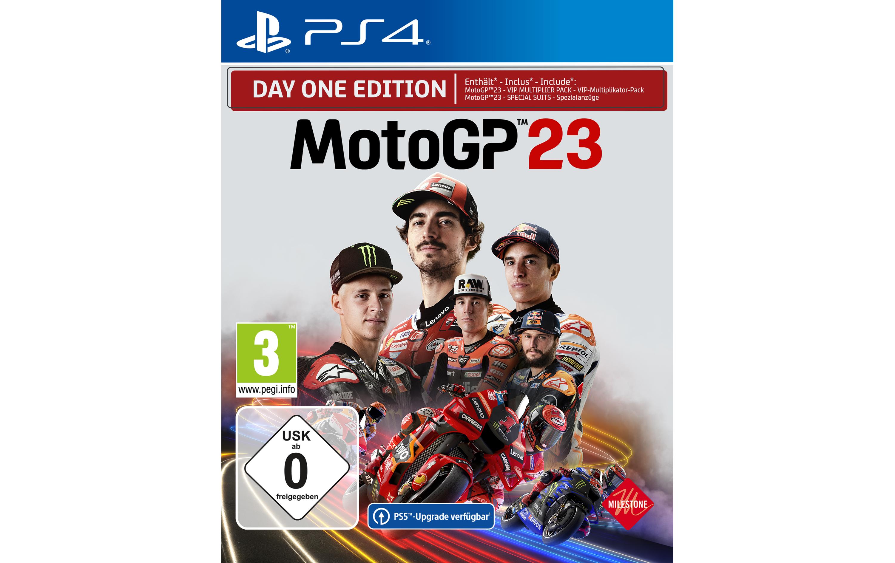 MotoGP 23 Day One EditionMotorradrennspiel für die PlayStation 4