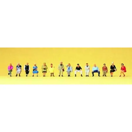 Preiser 75041 TT Sitzende Figuren (14 St.)