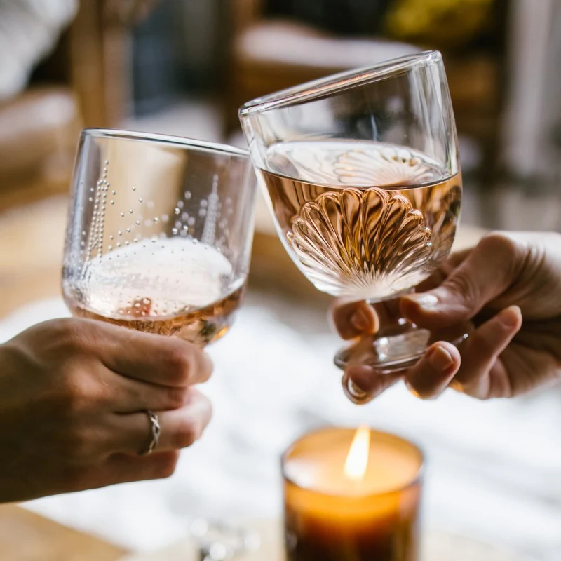 Lot de 6 verres à vin, BELLE-ÎLE La Rochère