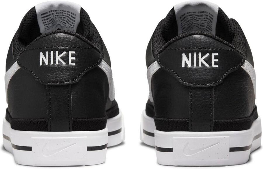 Nike Court Legacy NN Sneakers Black White Volt Team Orange Dames