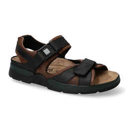 shark fit  SANDALCALF 5751/5700  DARK BROWN