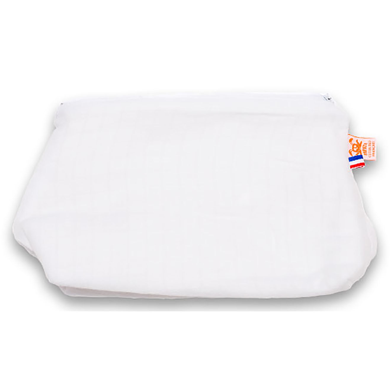 Papate Trousse de Toilette en Coton Bio blanche - 23x17 cm