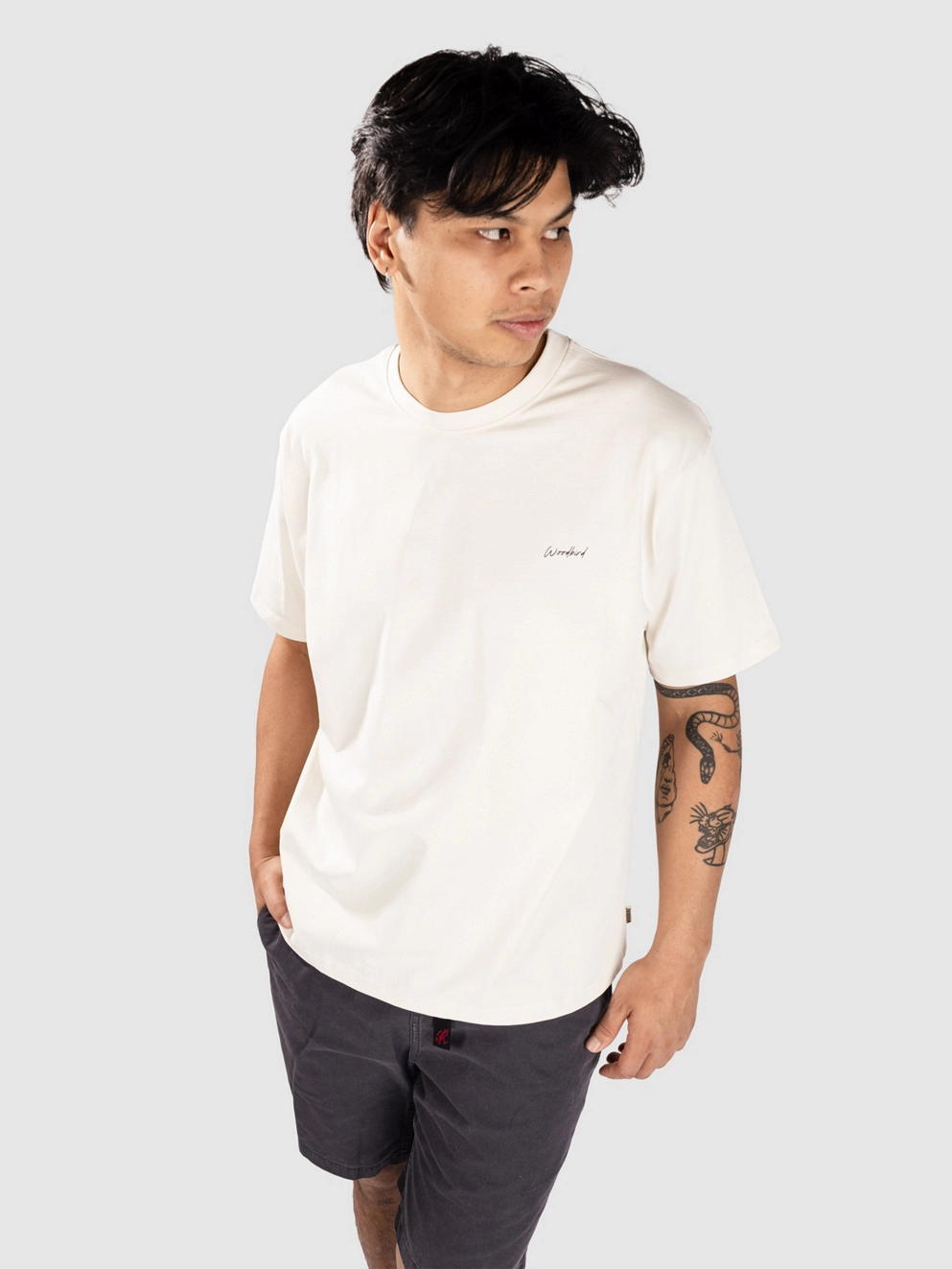 Woodbird WBBaine HongBao T-Shirt off white