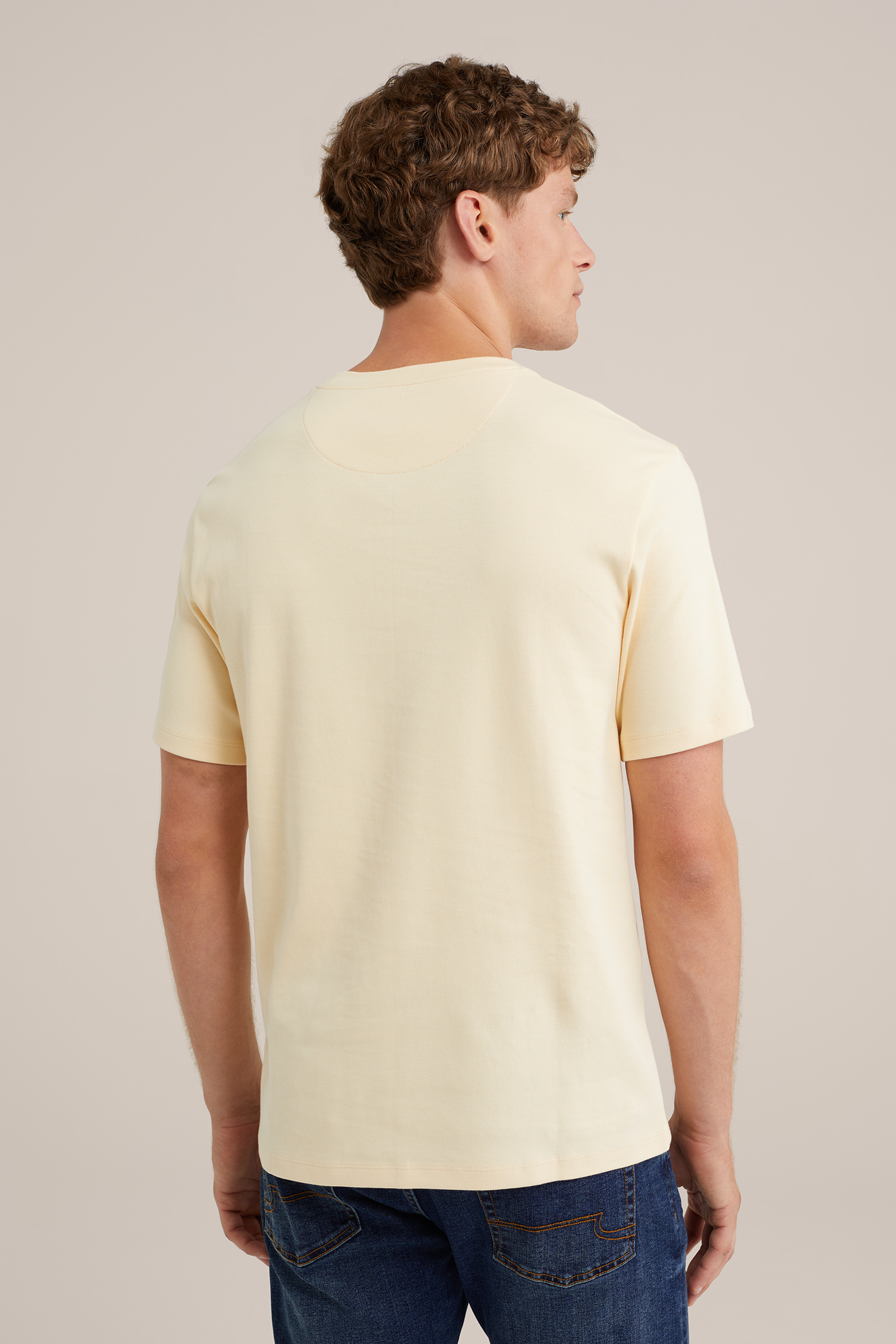 T-shirt Fundamentals Lichtgeel