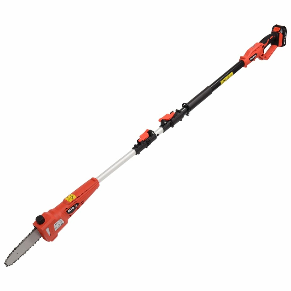 Tronçonneuse télescopique avec batterie li-ion 2,0ah 18 v