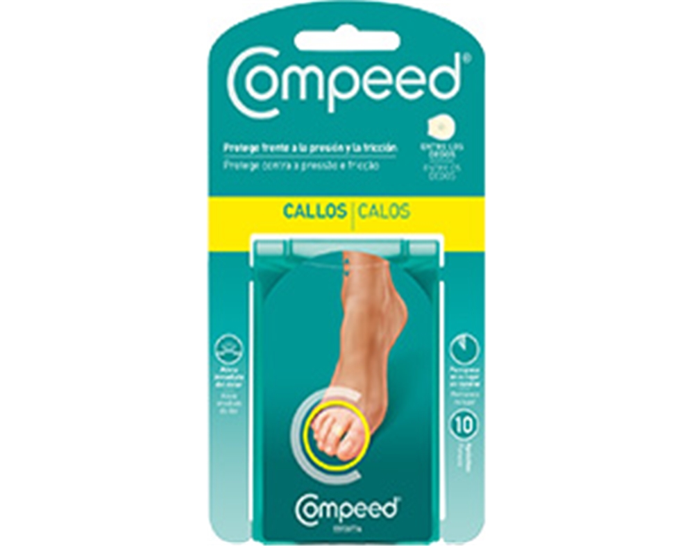 PENSOS COMPEED CALOS ENTRE DEDOS 10UN