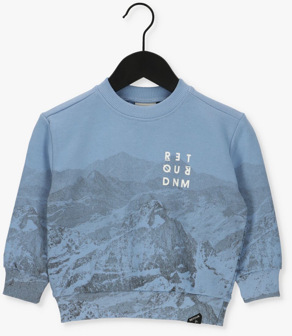RETOUR lichtblauwe retour sweater jelle