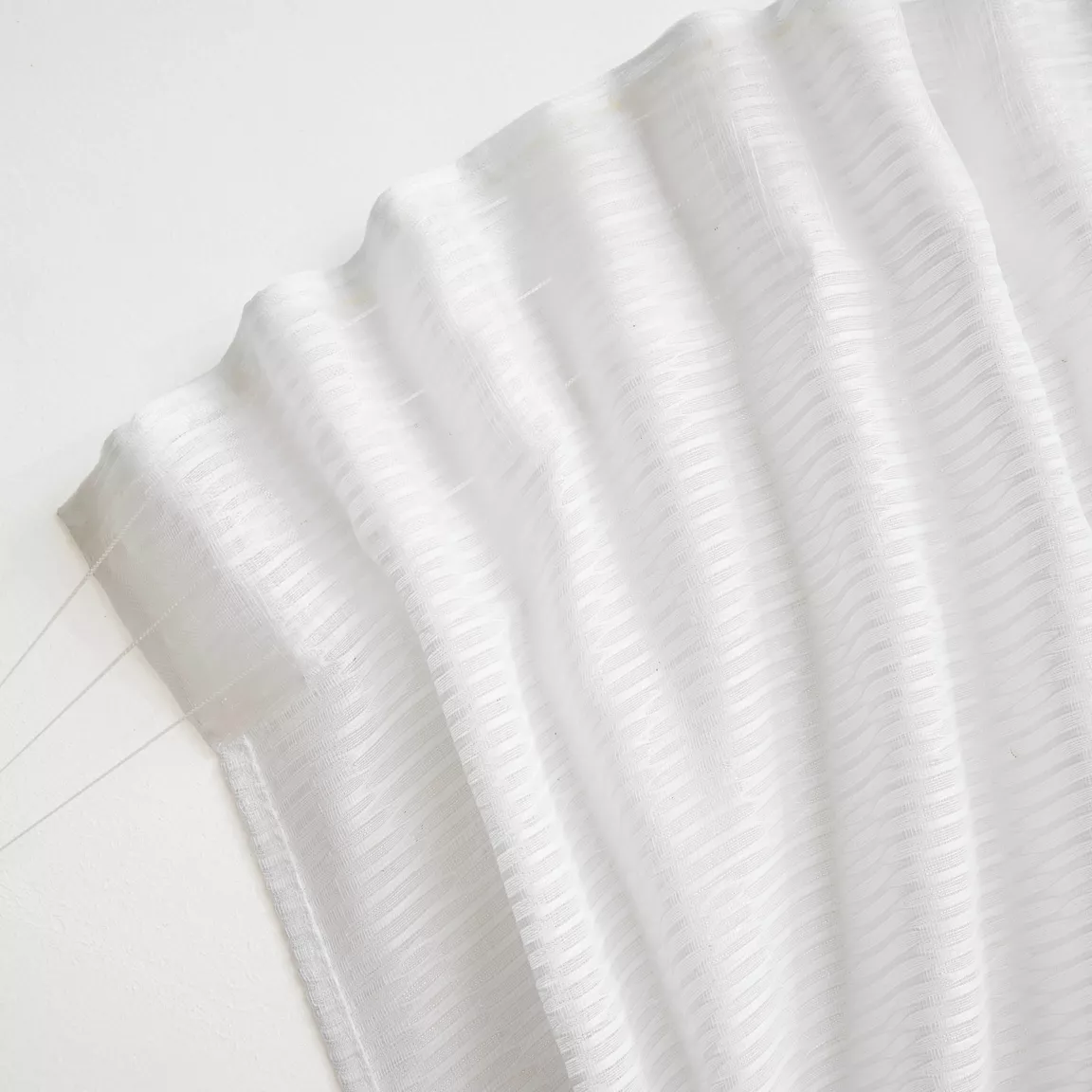 Voilage galon fronceur (280 x 240 cm) Maël Blanc