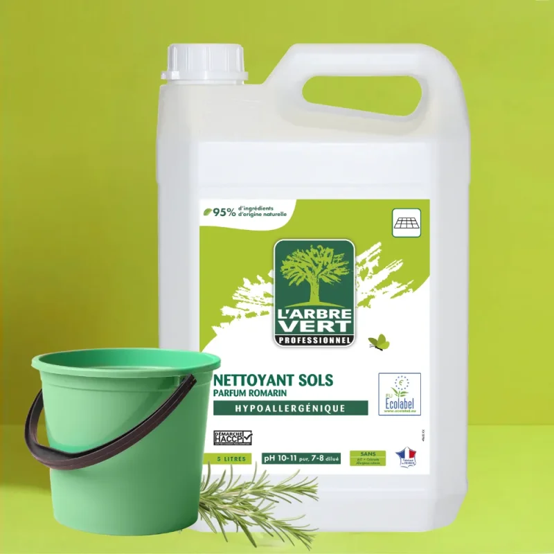 L'ARBRE VERT - Nettoyant sols écologique - Ecolabel - 5 L
