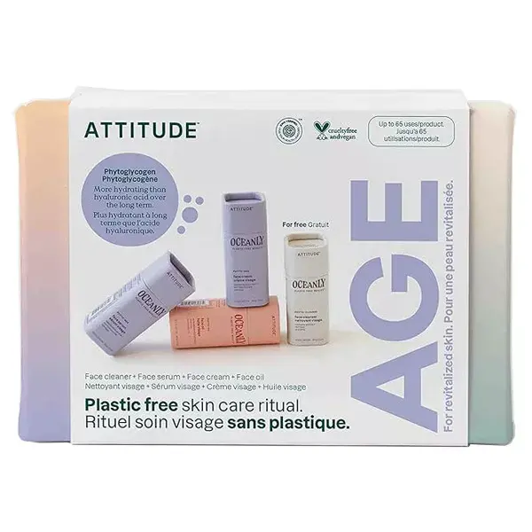 Attitude Oceanly Coffret Minis Phyto-Age 4x8,5g dont l'huile visage Offerte