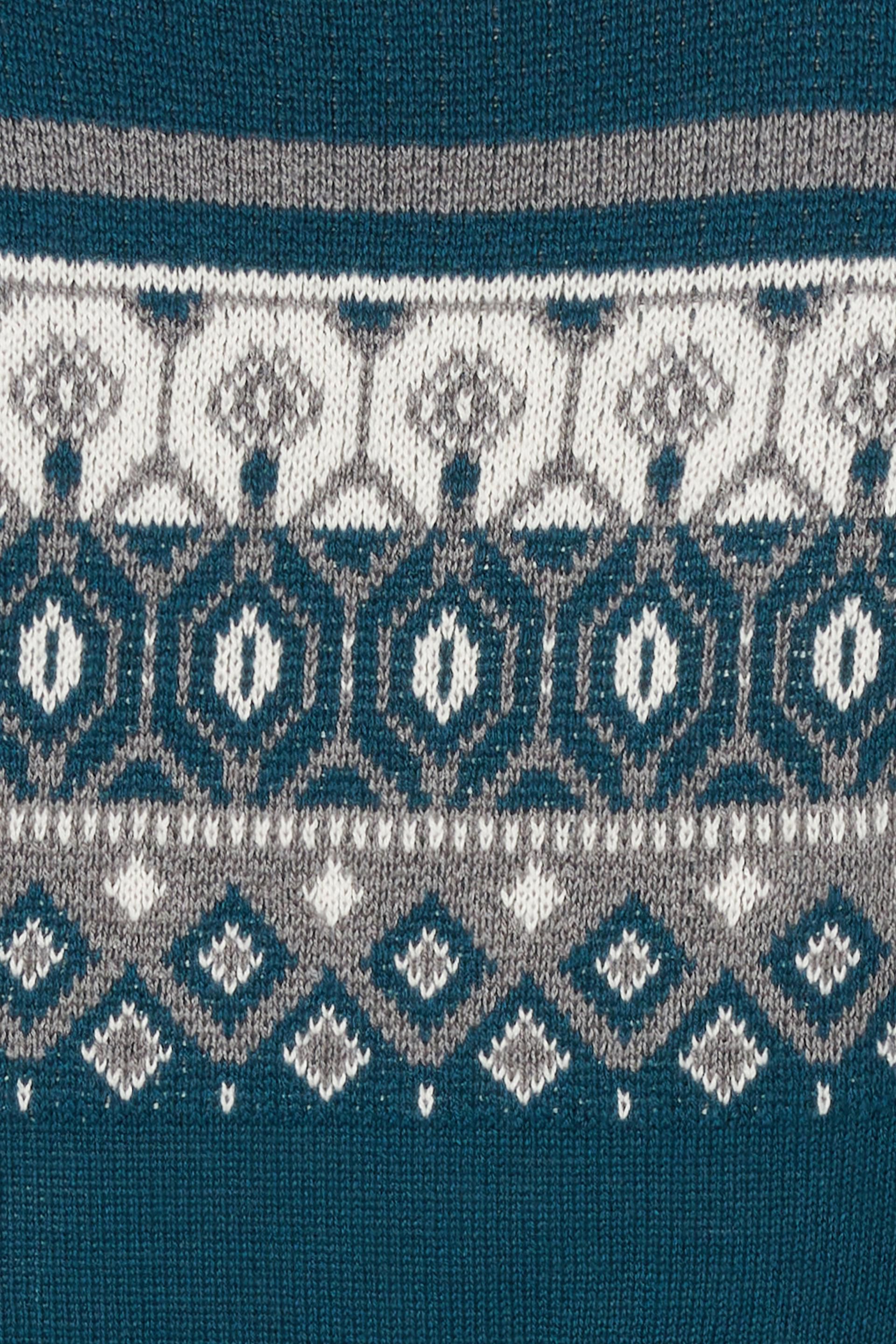 Robe jacquard en maille