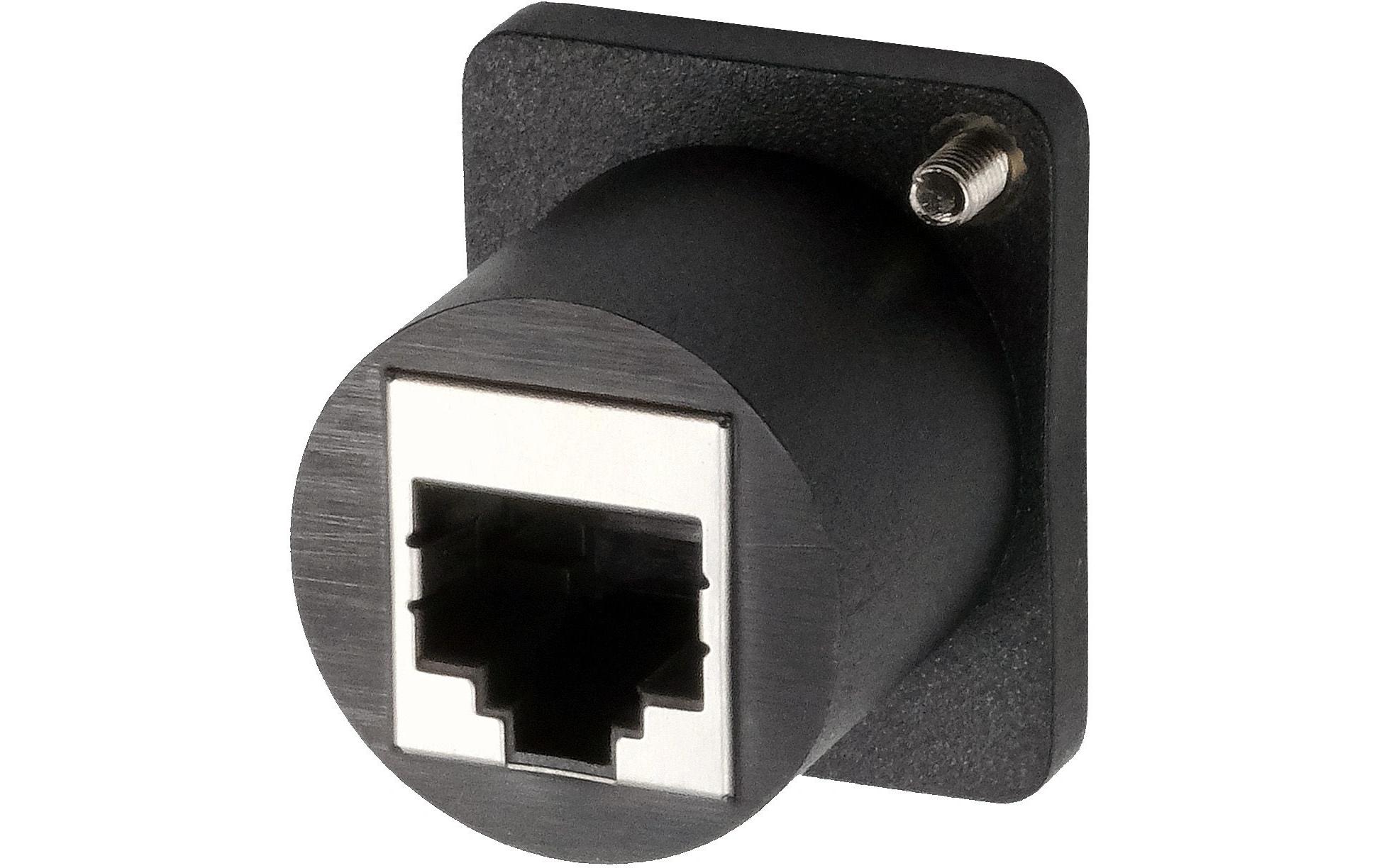 Modul D-Typ RJ45 Cat.5e Buchse zu BuchseExsys D-Typ Modul RJ45 Cat.5e Buchse zu Buchse