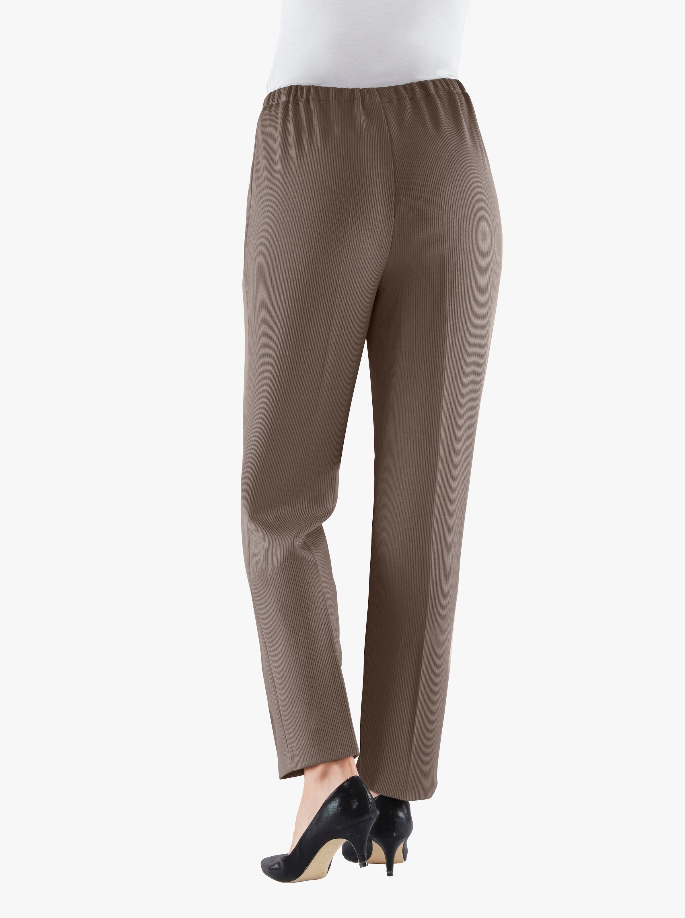 Jerseyhose mit Ripp-Struktur