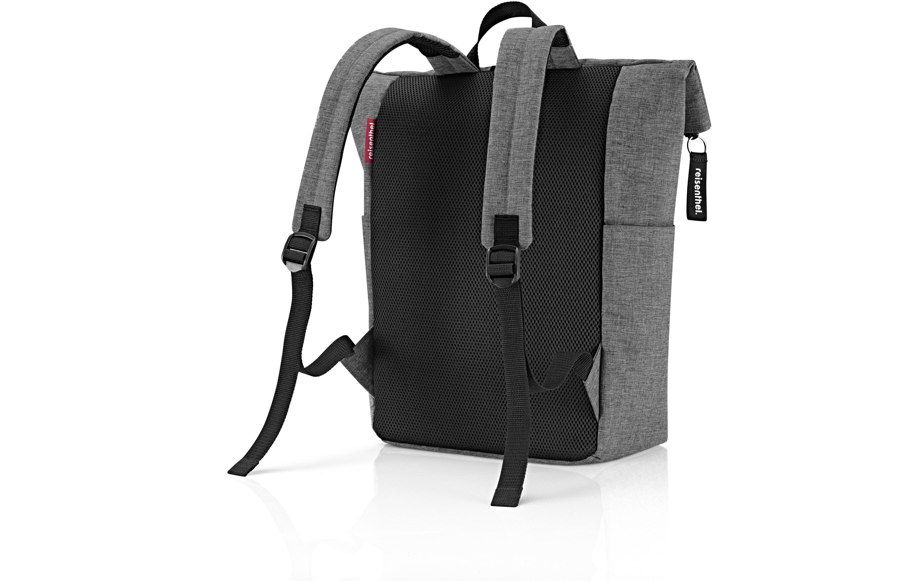 Freizeitrucksack Rolltop Backpack Twist SilverRanzen für Freizeit, Arbeitsweg und City-Trip