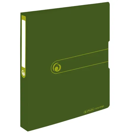 Herlitz Ringbuch mit 2-Ring Mechanik, DIN A4, 25 mm Füllhöhe, dunkelgrün